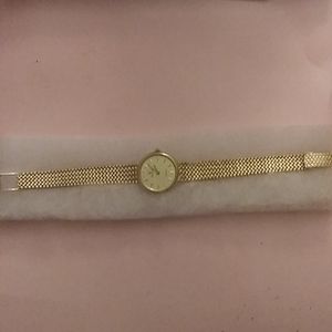 14kt Italy Gold VicencE Quartz Watch